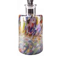 Amelia Art Glass Multi-Coloured Tall Cylinder Reed Diffuser Extra Image 1 Preview